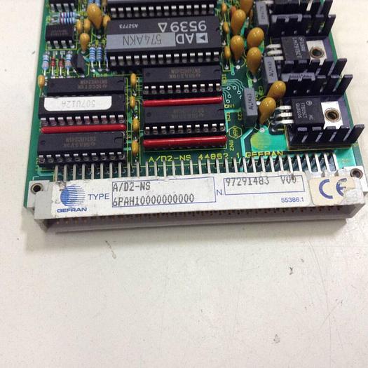 Used GEFRAN Circuit Board A/D2-NS #82252