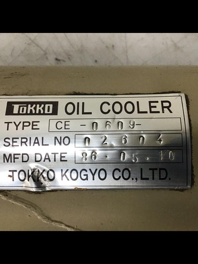 Used TOKKO KOGYO Heat Exchanger CE-0609 #136244