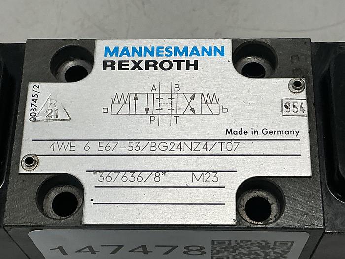 Used REXROTH 4WE 6 E67-53/BG24NZ4/T07
