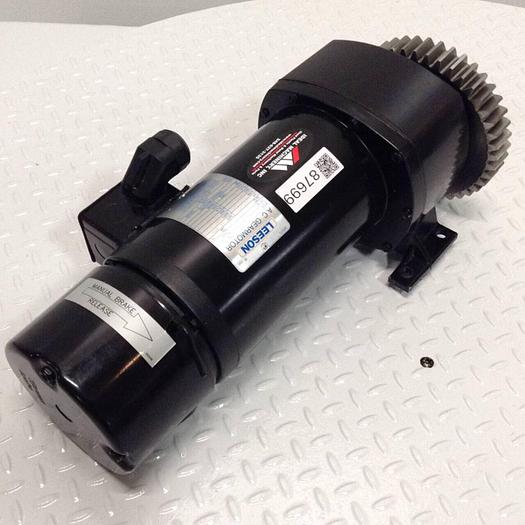 Used LEESON ELECTRIC CO .5/.17 HP AC Gear Motor C4T412FZ1A #87699