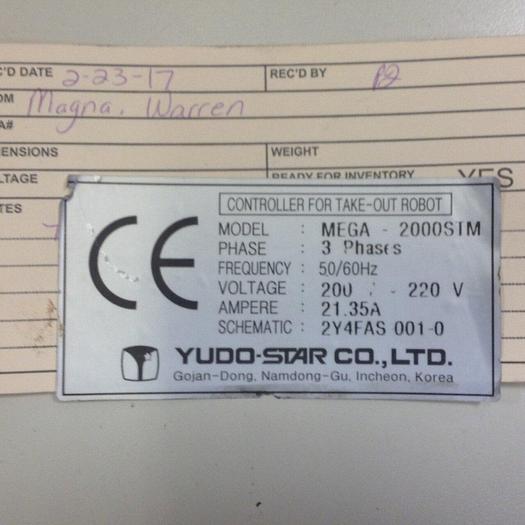 Used DYNAX AC Servo Drive MSSP083D1AD #86329