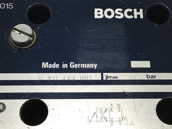 Used BOSCH Servo Proportional Valve 0 811 403 001 Used