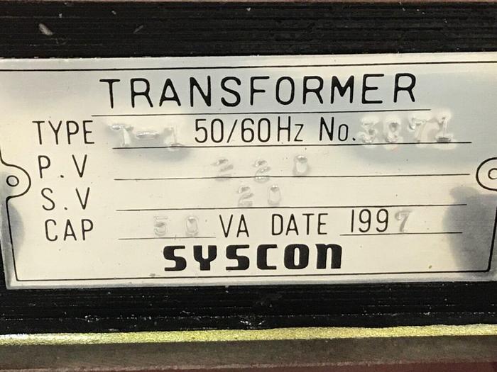 Used SYSCON 3 KVA Transformer T-1 3071 #125198