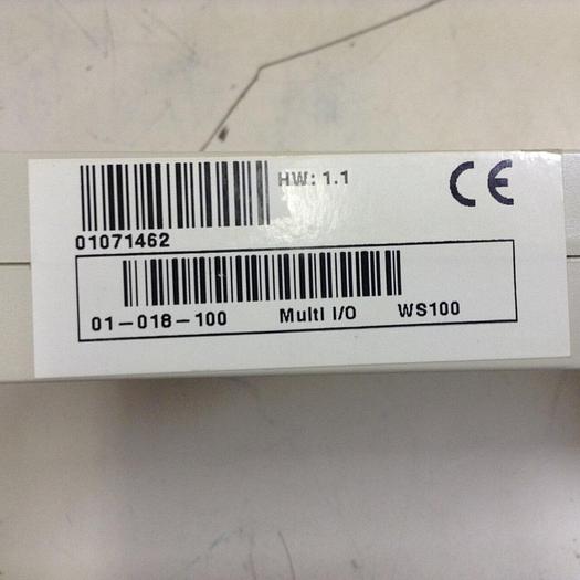 Used SIGMATEK Multi I/O Module WS100 01-018-100 #88986