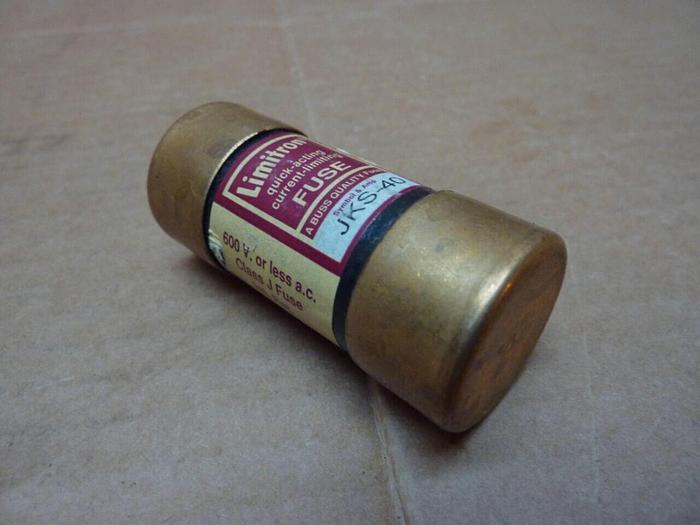 Used LIMITRON 40 Amp Fuse JKS-40 #24794