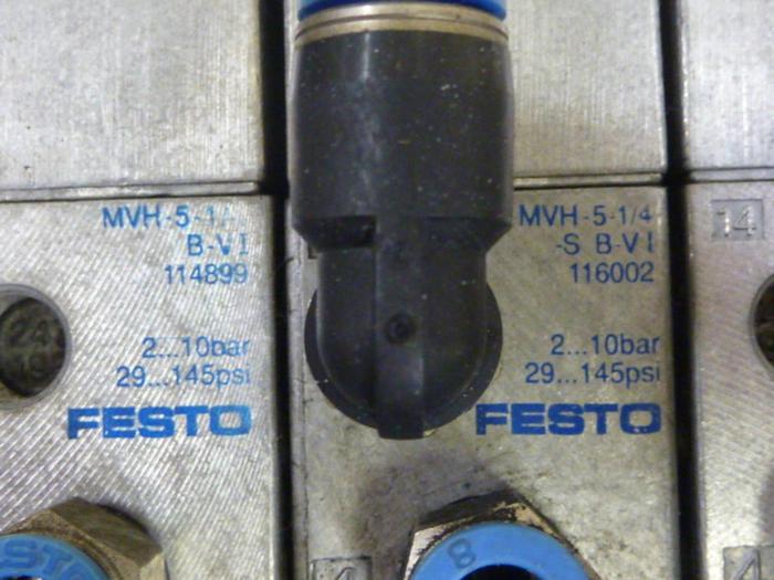 Used FESTO Control Block / Valve Terminal IFB8-02 #61266