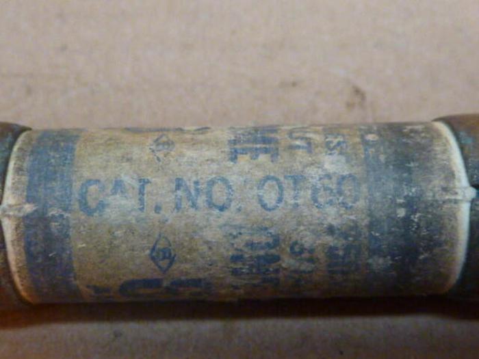 Used SHAWMUT 60 Amp Fuse OT60 USED