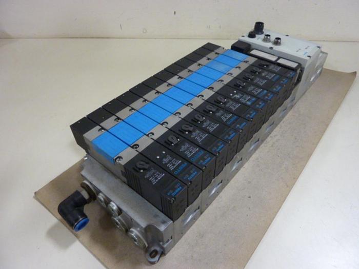 Used FESTO Control Block w/ Valves IFB8-03 #52808