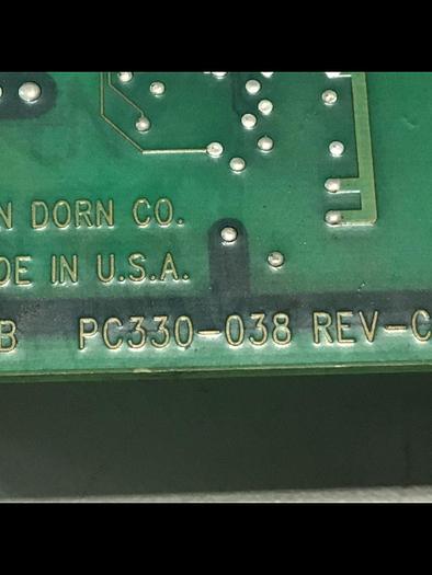 Used VAN DORN Pathfinder DC Output Board PC330-038 Used #117727