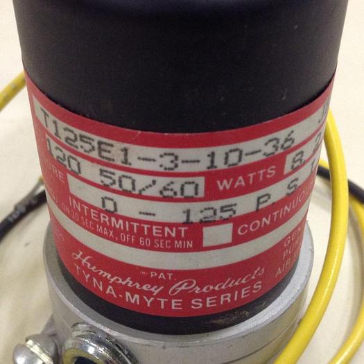HUMPHREY Air Valve T125E13-10-36 JBX #71728