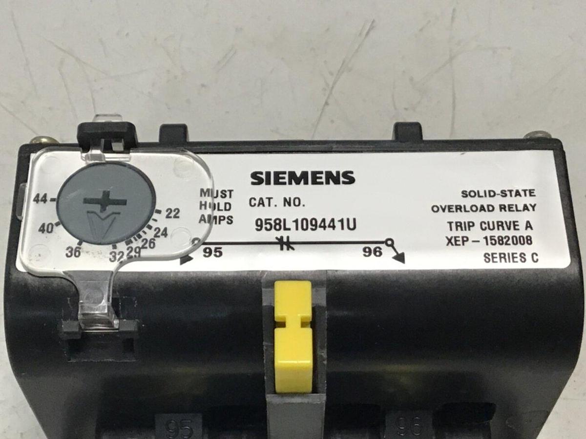 Used SIEMENS Relay 958L109441U Used