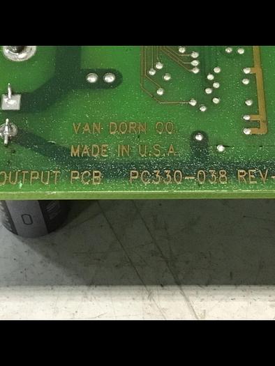 Used VAN DORN Pathfinder DC Output Board PC330-038 Used