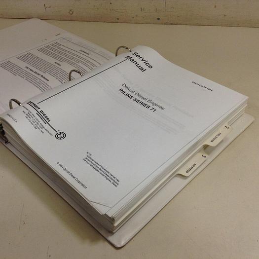 Used DETROIT DIESEL Service Manual 6SE164 #70904
