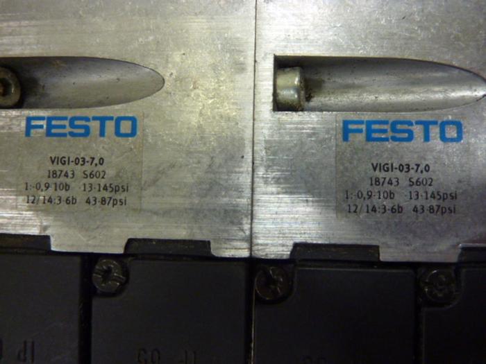 Used FESTO Control Block / Valve Terminal IFB13-03 Used