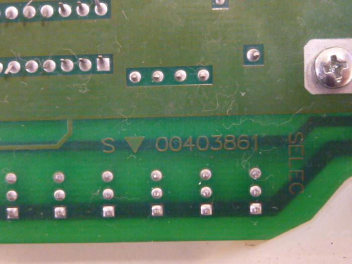 Used SELEC Circuit Board 00403861 #63192