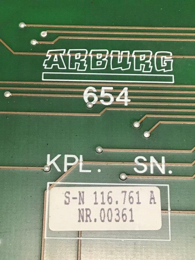 Used ARBURG Circuit Board ARB 654 USED
