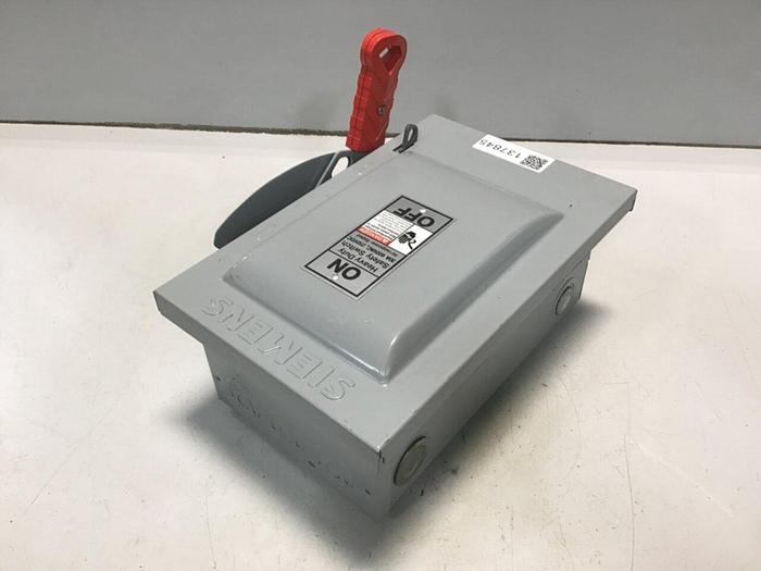Used SIEMENS 30 Amp Safety Disconnect Switch HNF361 VBII #137845