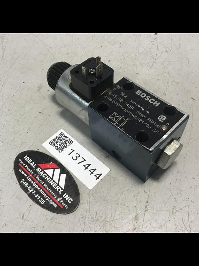 Used BOSCH Valve 9810231438 081WV06P1V1012WS024/00D51 Used #137444