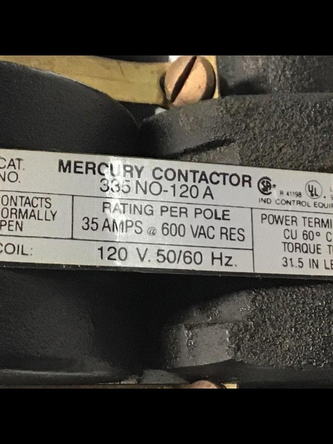 Used MDI Contactor 335NO-120A Used