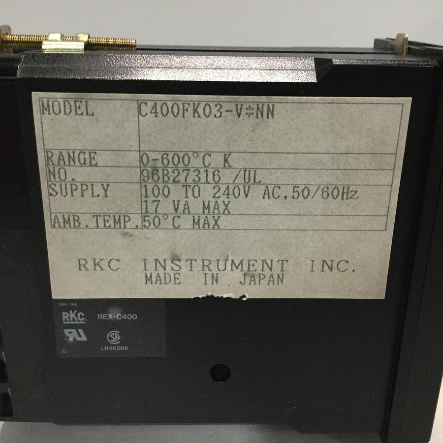 Used RKC Temperature Control REX-C400FK03VNN USED