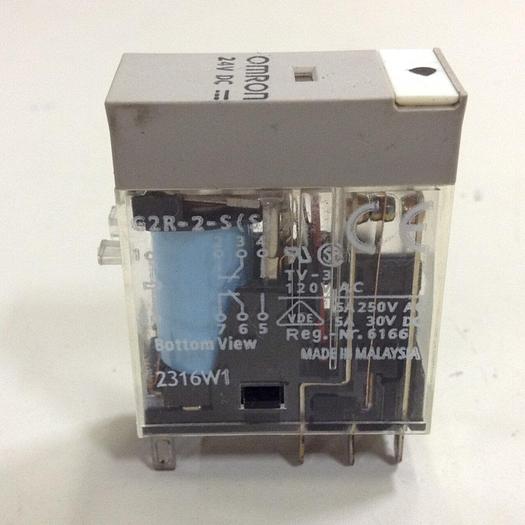Used OMRON Relay G2R-2-S(S) #76296