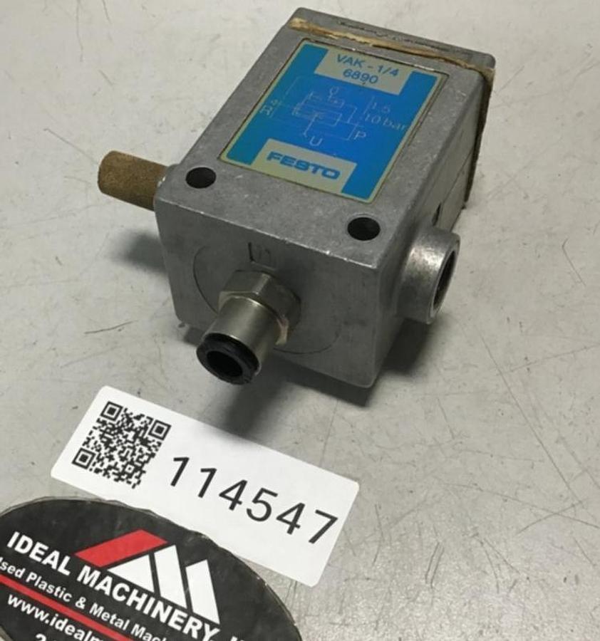 Used FESTO Vacuum Generator VAK-1/4 USED