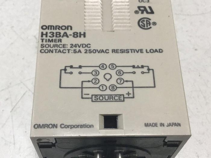 Used OMRON Timer H3BA-8H #124316