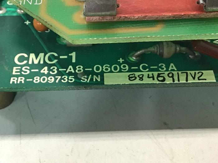 Used CINCINNATI MILACRON CMC-1 Board ES-43-A8-0609-C-3A USED