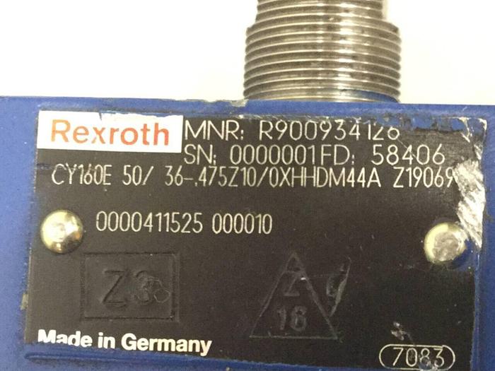 Used REXROTH Cylinder CY160E 50/ 36-475Z10/0XHHDM44A #91043