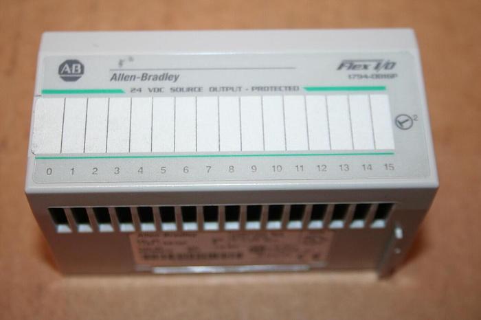 Used ALLEN BRADLEY Output Module Flex I/O 1794-OB16P SER A USED