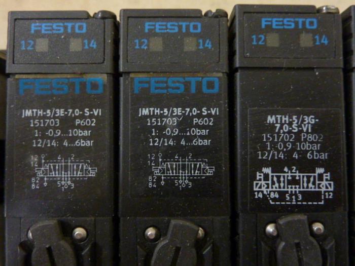 Used FESTO Control Block w/ Valves IFB8-03 #52801