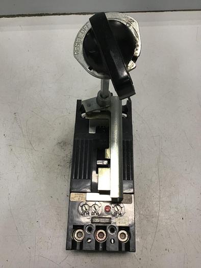 Used GE 125 Amp Circuit Breaker & Disconnect TFJ236125 Used