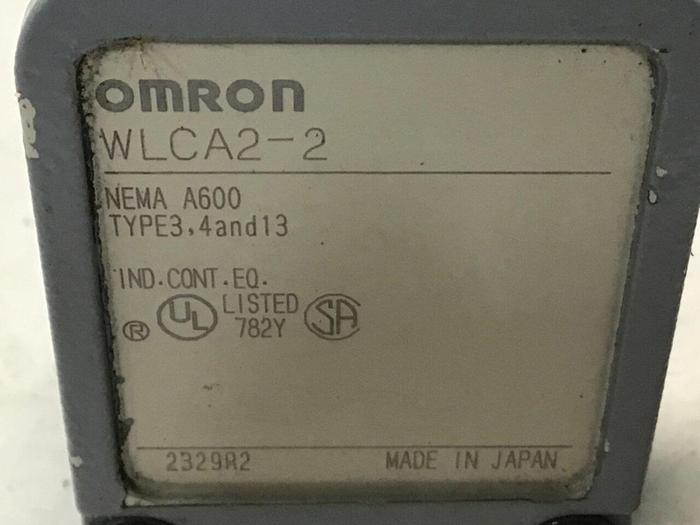 Used OMRON Limit Switch WLCA2-2 #121874