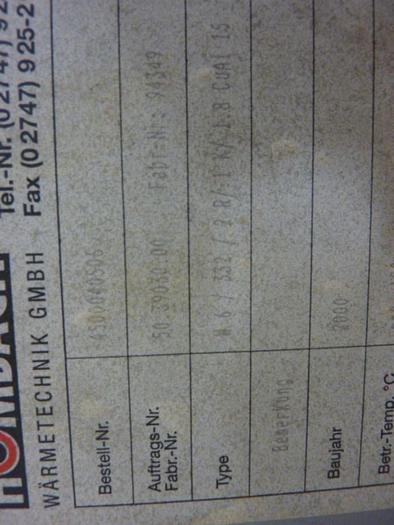 Used HOMBACH Radiator 4500040506 #59208