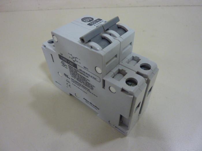 Used ALLEN BRADLEY 5 Amp Circuit Breaker 1492-CB2/H050 SER C #46996
