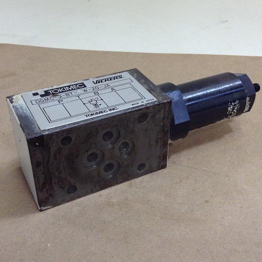 Used TOKIMEC Valve DGMC-3-BT-FW-20-JA #78626