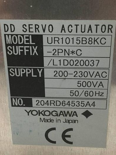 Used YOKOGAWA DD Servo Actuator UR1015B8KC-2PNC/L1D020037 #99823