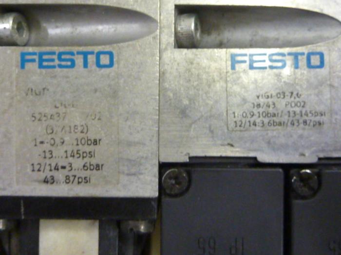 Used FESTO Control Block / Valve Terminal IFB13-03 Used