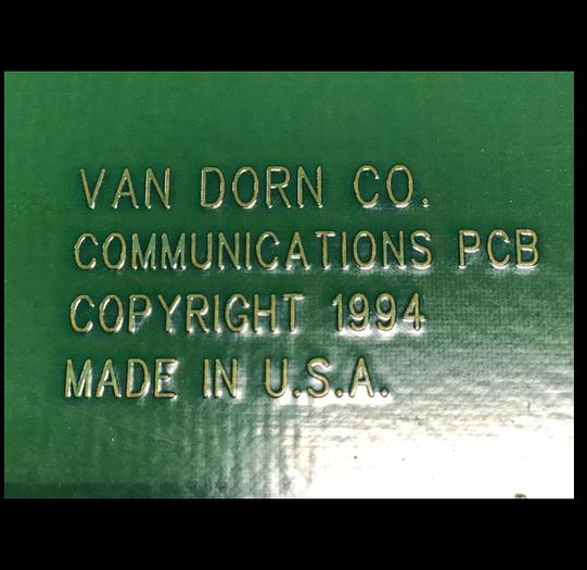 Used VAN DORN Communication Board PC330-081 330-081 Used
