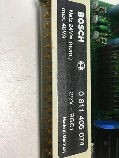 Used BOSCH Valve Driver Card 0 811 405 074 #145585
