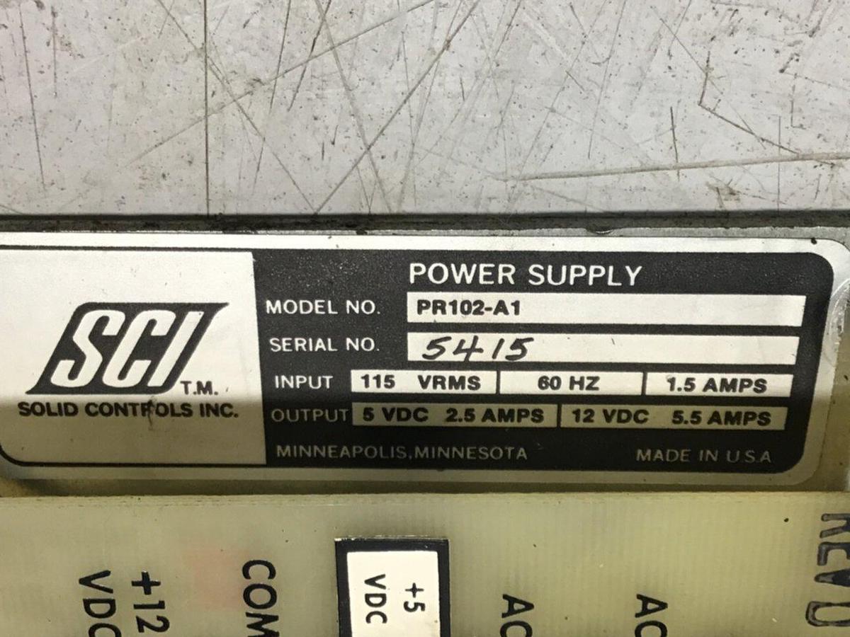Used SCI Power Supply PR102-A1 Used #144020