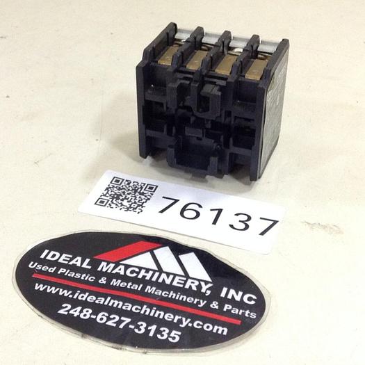 Used GENERAL ELECTRIC Auxiliary Contact CR7XR31 #76137