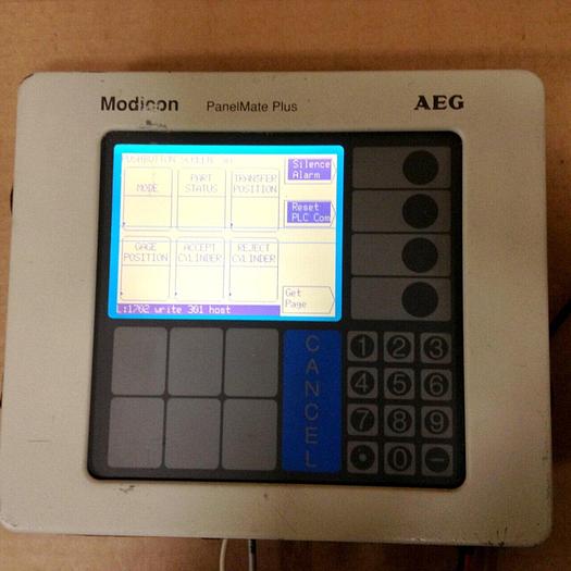 Used MODICON PanelMate Plus Operator Interface MM-PM10-200 Used