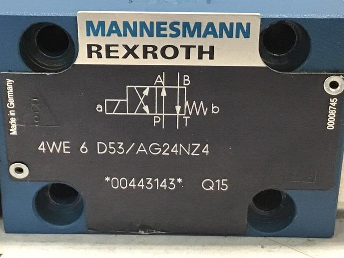 Used REXROTH Valve 4WE 6 D53 4WE6D53/AG24NZ4 Used