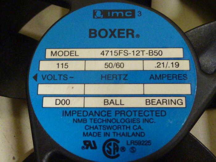 Used NMB Boxer Fan 4715FS-12T-B50 #77108