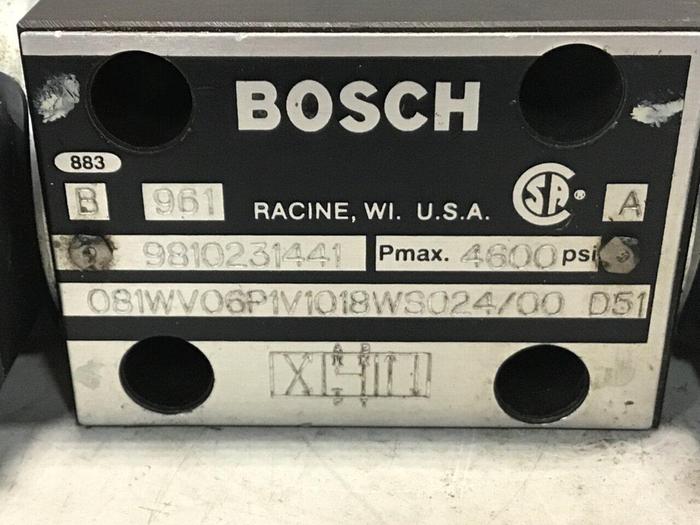 Used REXROTH Valve 4WE6W60M0/AG24NPS9510 #137445