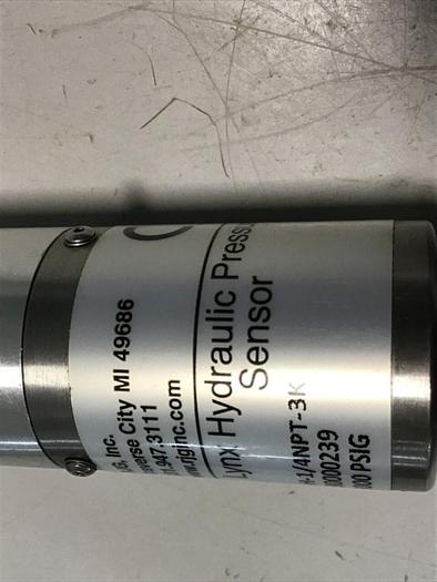 Used RJG INC. Pressure Sensor LS-H-1/4NPT-3K #130584