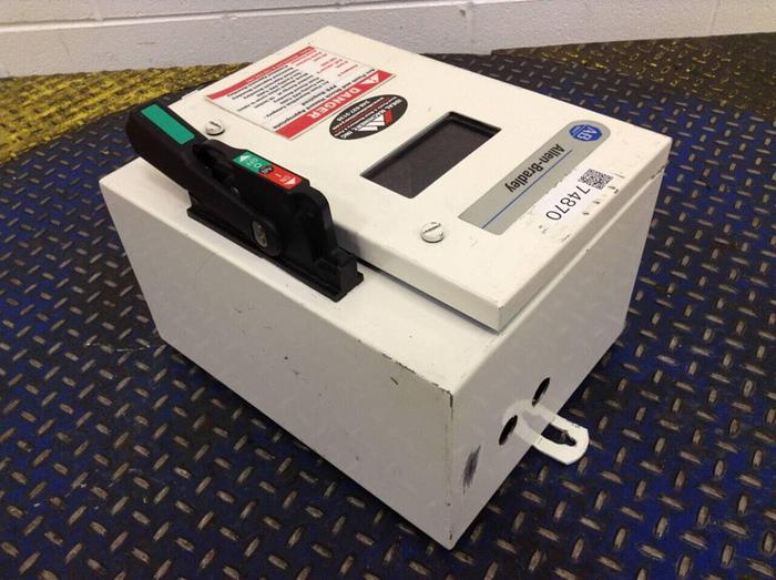 Used ALLEN BRADLEY Disconnect Safety Switch 1494G-BF3N-98-203W SER 1 #74870