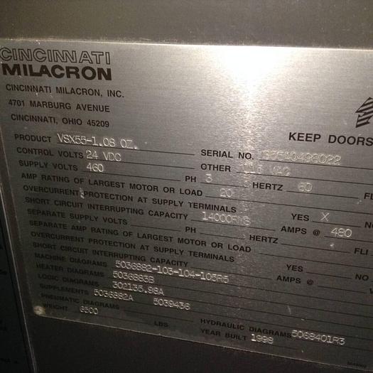 Used CINCINNATI MILACRON Clamp Die Height Adjustment Chain CHAIN105 #91105