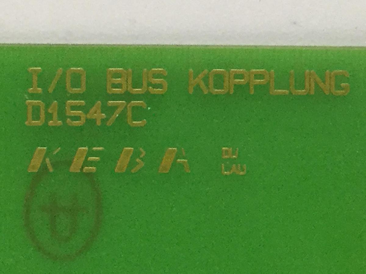 Used KEBA Circuit Board / Engel I/O BUS KOPPLUNG D1547C Used
